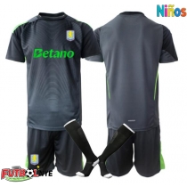 Camiseta Aston Villa Portero Primera Equipación para niños 2025-26 manga corta (+ pantalones cortos)